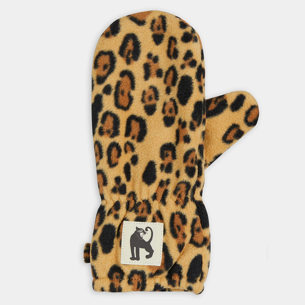 Handschuhe Fleece Leopard