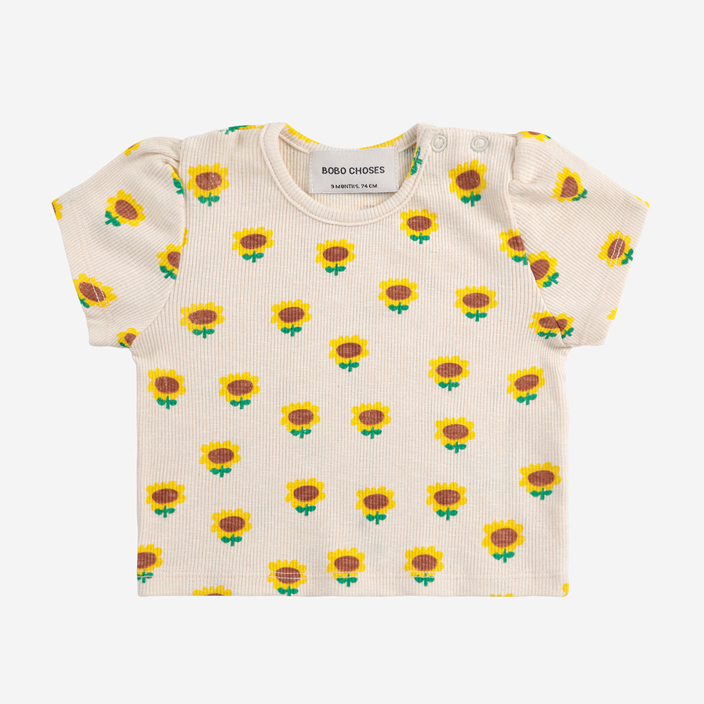 T-Shirt Baby Sunflower Allover