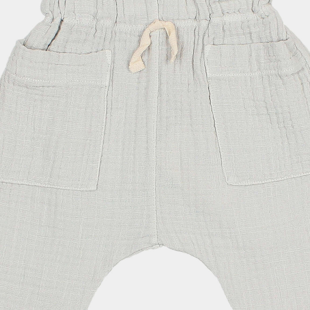 Baby Hose Muslin Sky Gray