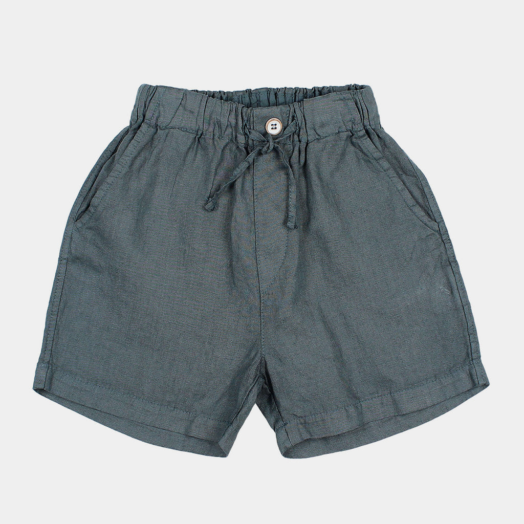 Shorts Linen Teal