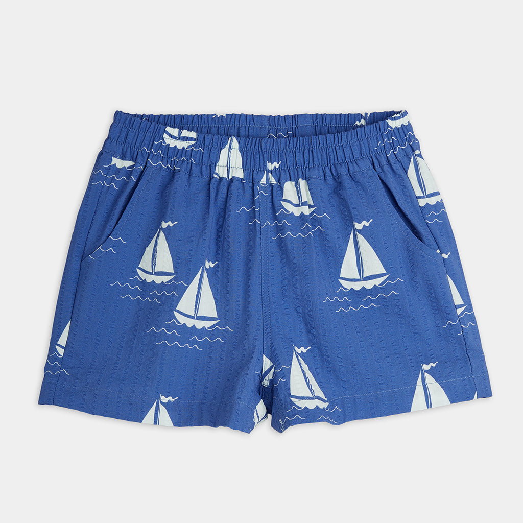 Shorts Sailing Boat Blue