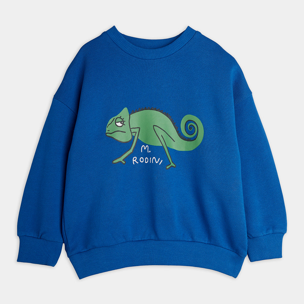 Sweatshirt Lizzard Blue