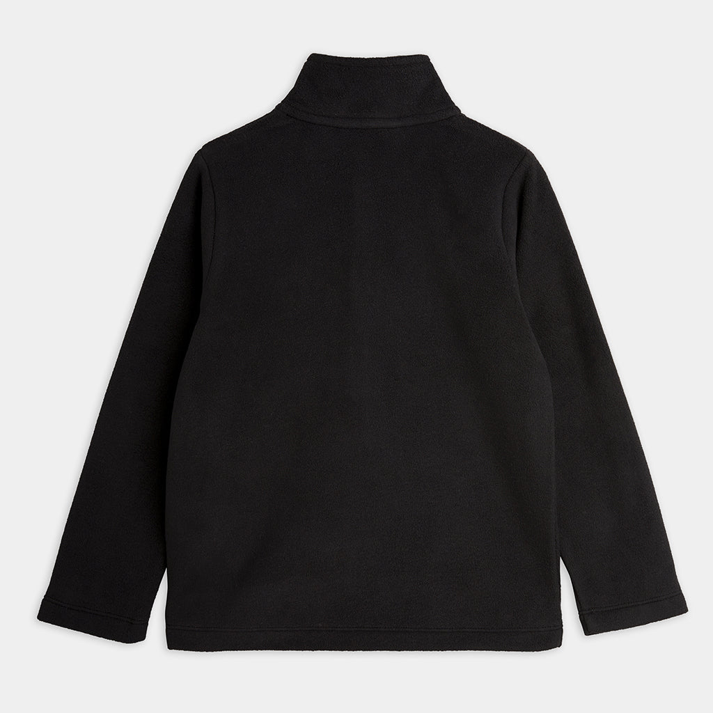 Faserpelz Microfleece Black