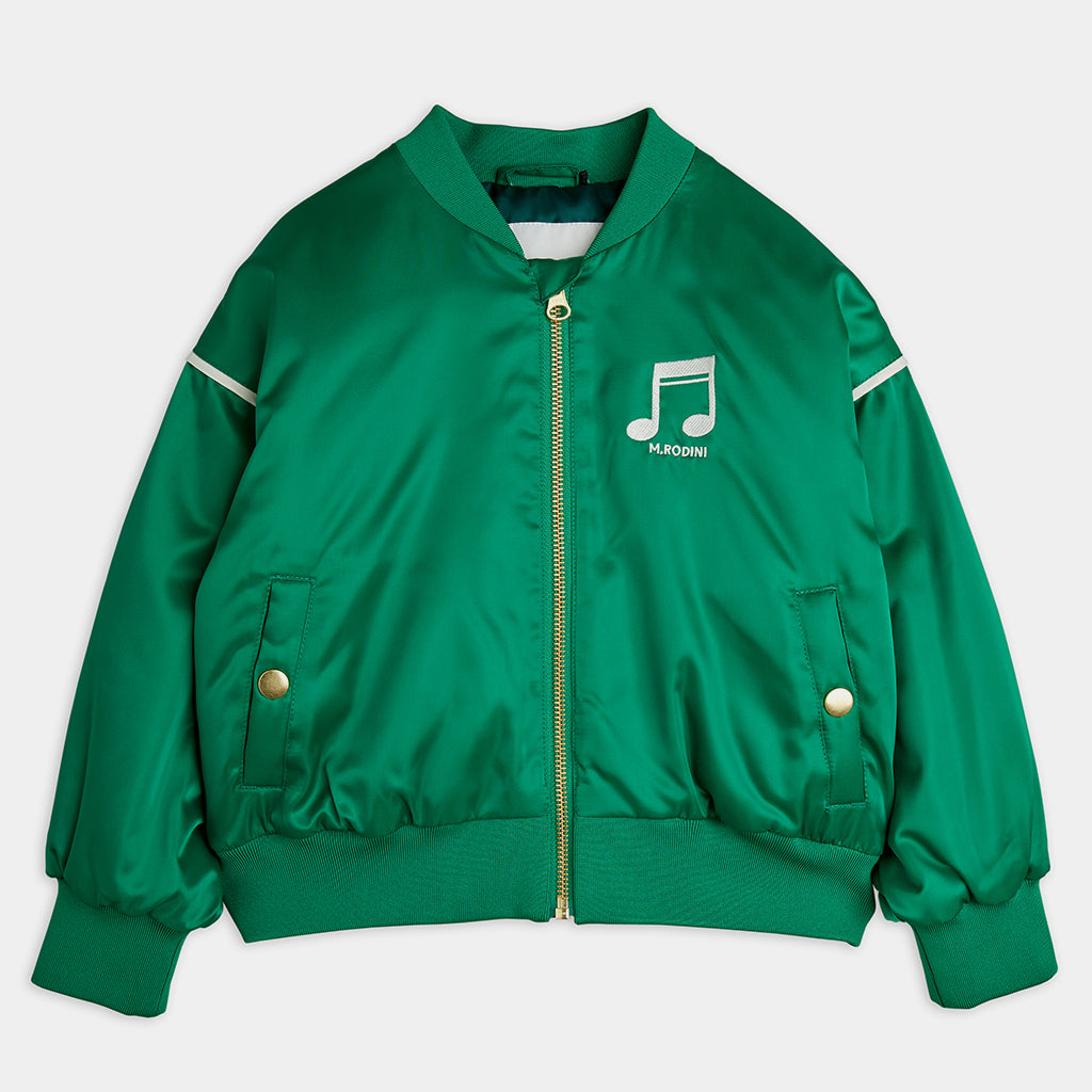 Baseballjacke Note Green