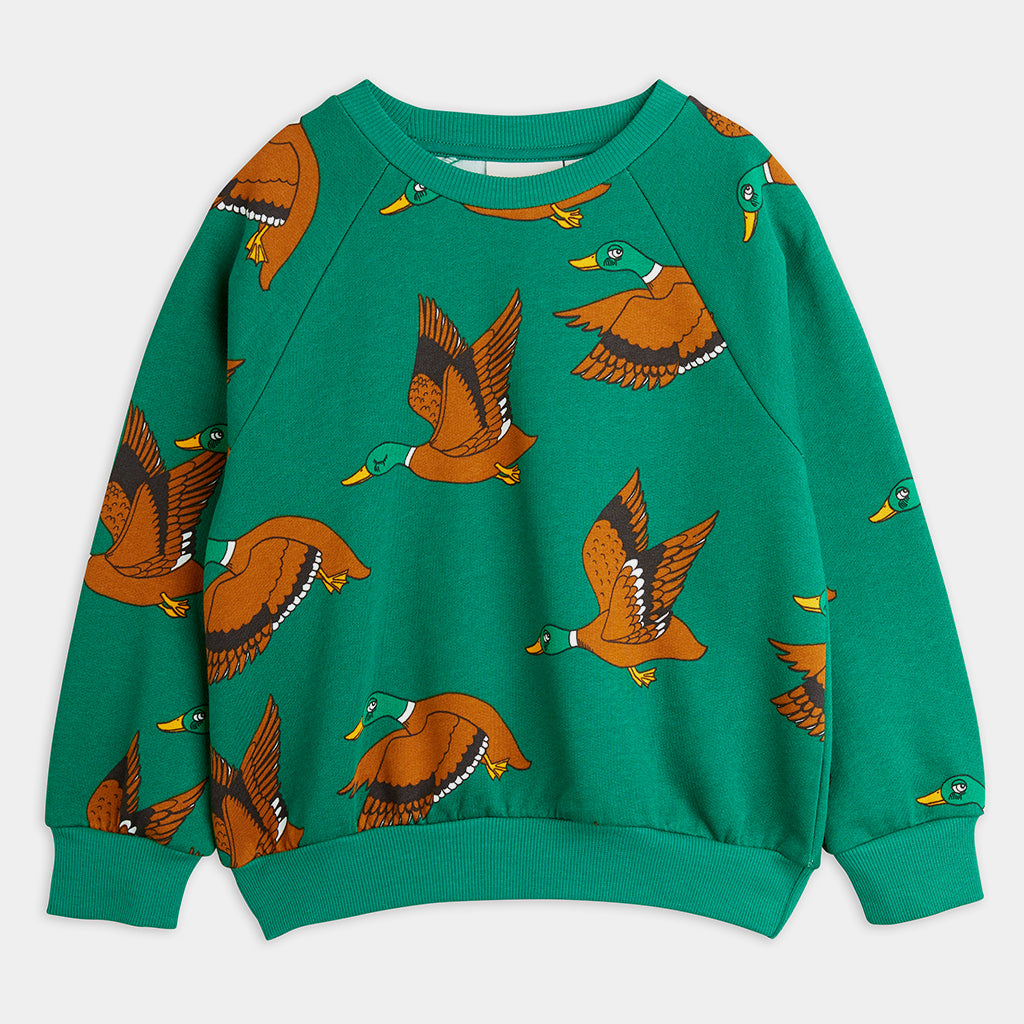 Sweatshirt Ducks Green