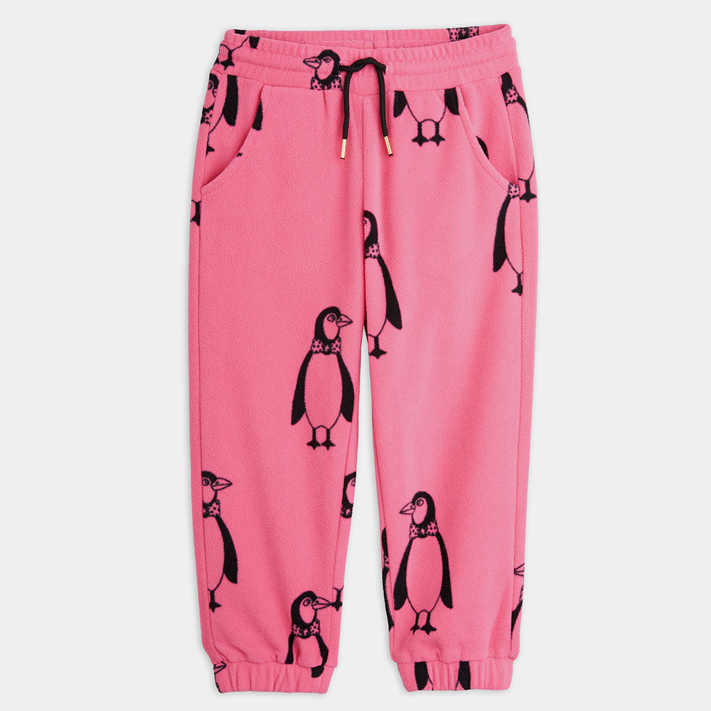 Fleece Hose Penguin Pink