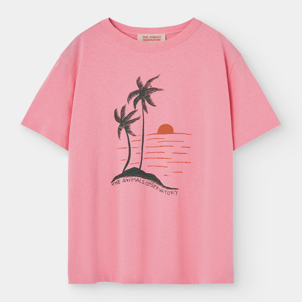 T-Shirt Big Rooster Pink