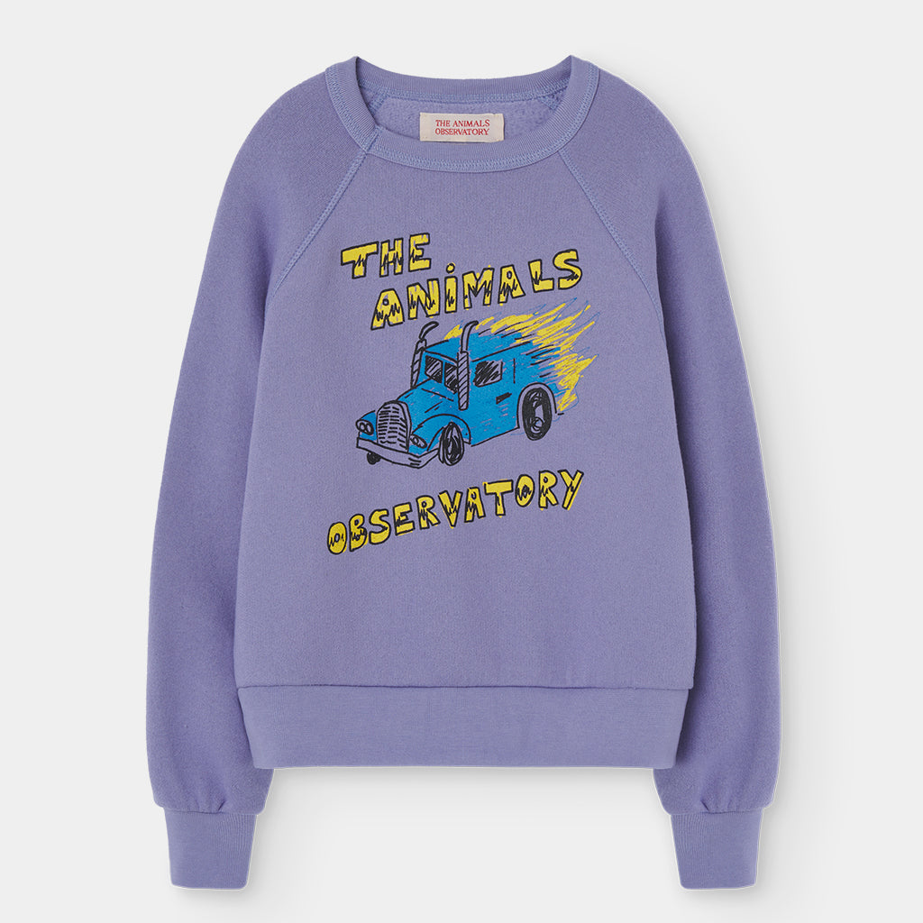 Sweatshirt Shark Truck Purple