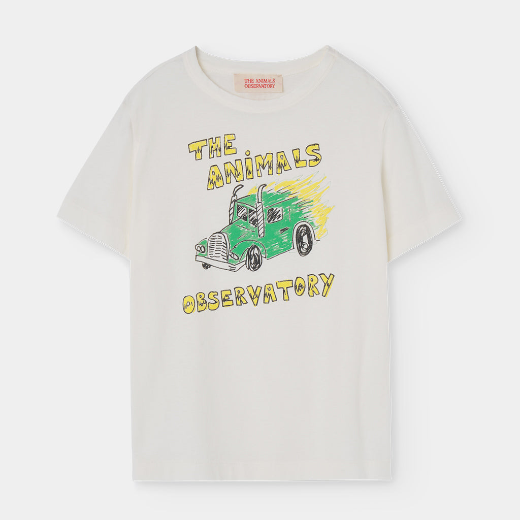 T-Shirt Rooster Truck White